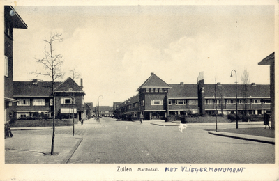 606658 Gezicht in de Wethouder D. M. Plompstraat te Zuilen, uit het zuidwesten, met links en rechts de C. van ...
